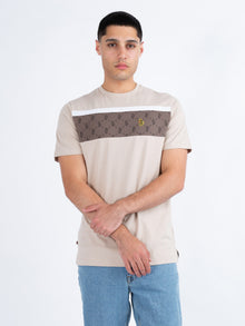  LIONS DEN PANELLED T-SHIRT