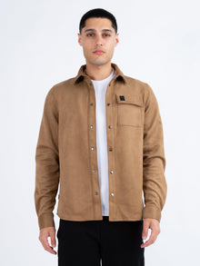  DONOVAN 1000 PREMIUM FAUX SUEDE OVERSHIRT